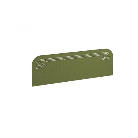 Offset Acoustic Desktop Screen - 1200 - Reed Green